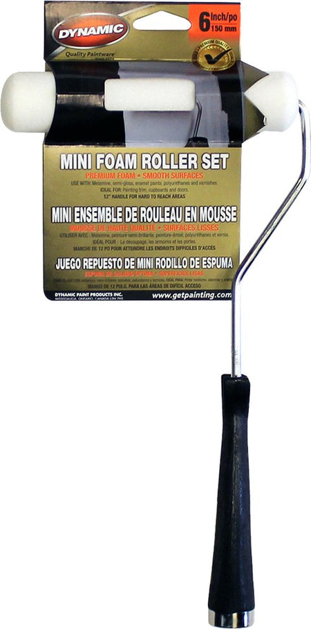 Consumer 12" Mini Roller Frame with 6-1/2" Domed Foam Cover 00138