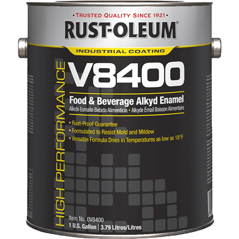 Rust-Oleum High Performance V8400 System Food & Beverage Alkyd Enamel Gallon