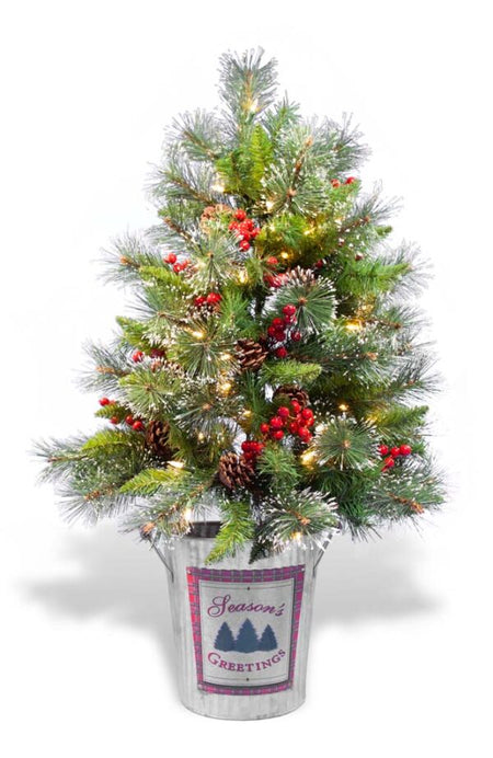 36 Inch Lightly Frosted Pine Tree 11093