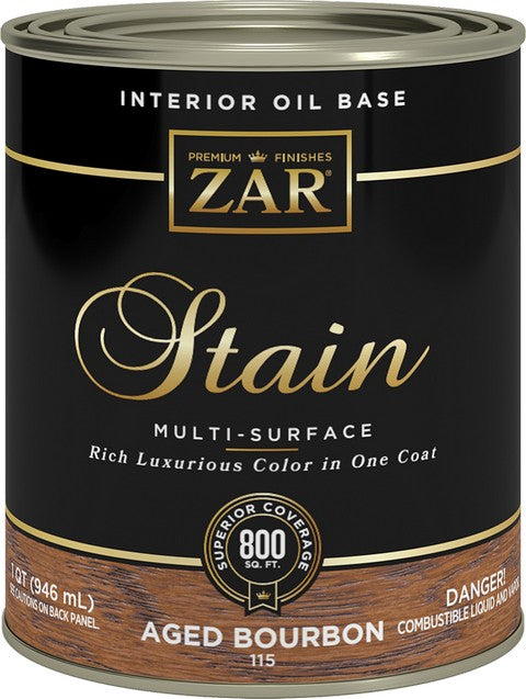 UGL ZAR Oil Based Wood Stain Quart Aged Bourbon
