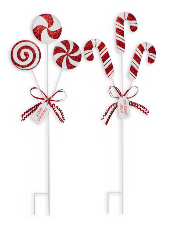 36 Inch Metal Candy Cane Stake 12205 - Box of 12