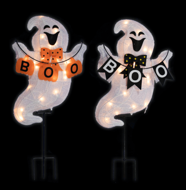 29 Inch Lighted Ghost Stakes 13640 - Box of 6
