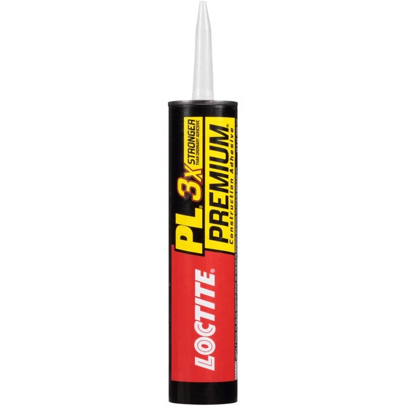 An image of the Loctite PL Premium Polyurethane Construction Adhesive tube, showcasing its professional design and branding in the 10 Oz size.