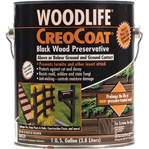 Zinsser Woodlife Creocoat Black Wood Preservative Gallon 14436A