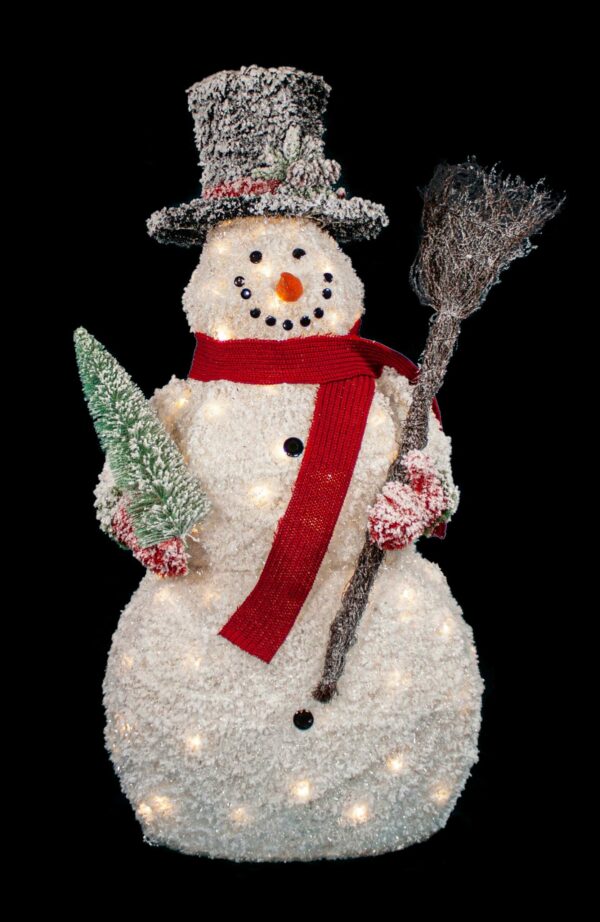 48 Inch Lighted Snowman 19213