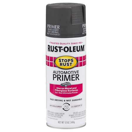 Rust-Oleum Stops Rust Automotive Primer Spray Flat Dark Gray