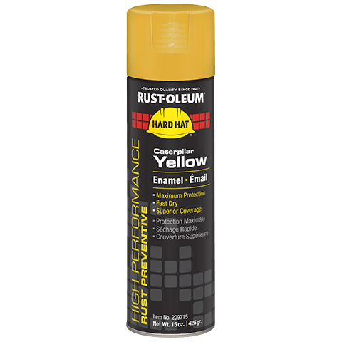 Rust-Oleum High Performance V2100 System Farm Equipment Spray Caterpillar Yellow