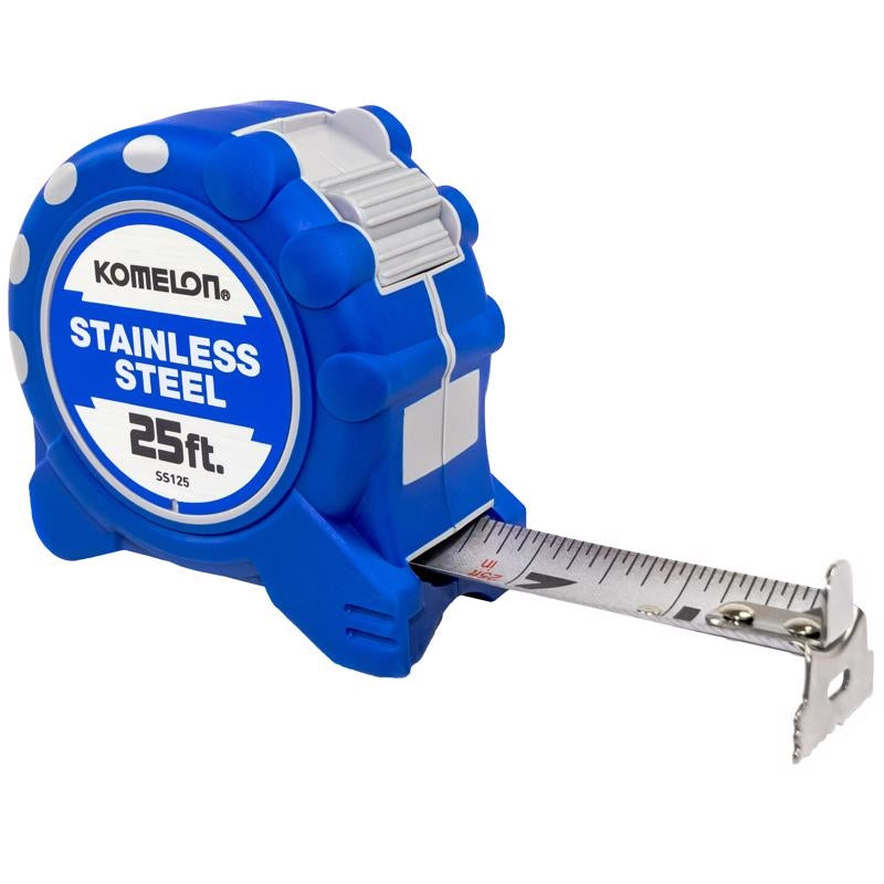 Komelon 25' Stainless Steel Gripper Tape Measure SS125 ThePaintStore2