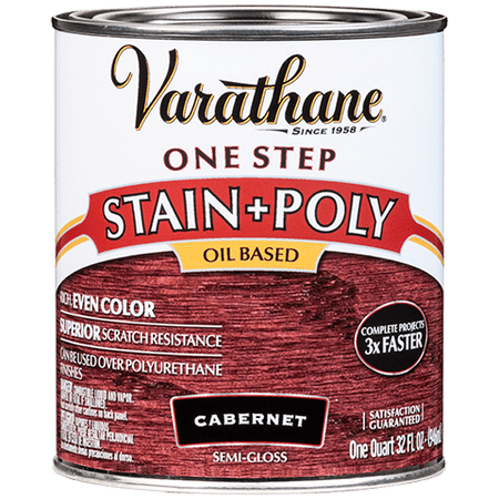 Varathane One Step Stain & Polyurethane Oil Based Quart
