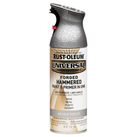 Rust-Oleum Universal Hammered Spray Paint Forged Antique Pewter