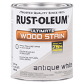 Rust-Oleum Wood Care Wood Care Ultimate Wood Stain Quart Antique White