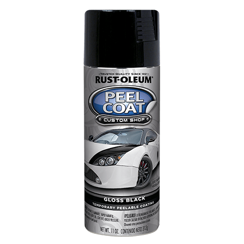 Rust-Oleum Peel Coat Gloss Finish Spray Paint Black