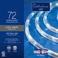 Celebrations LED 72 ct Rope Christmas Lights 9 ft. 2T41A