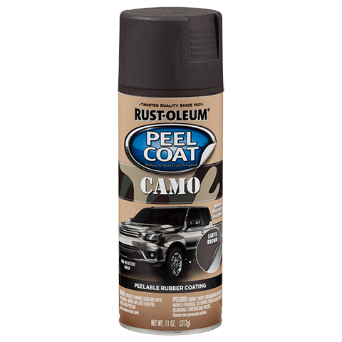Rust-Oleum Peel Coat Camo Spray Paint Earth Brown