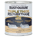 Rust-Oleum Triple Thick Polyurethane Quart Clear Matte
