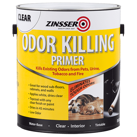 Zinsser Odor Killing Primer Clear Gallon Can