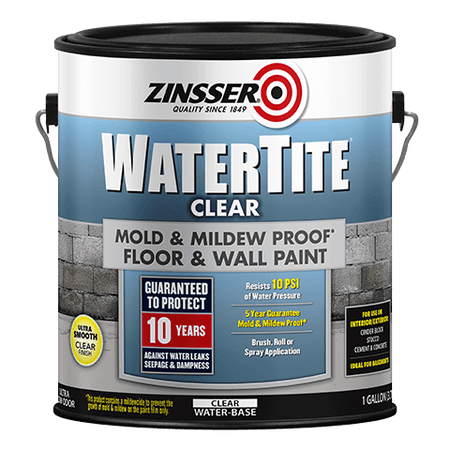 Zinsser Watertite Clear Waterproofing Paint Gallon 306607