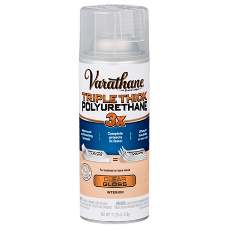 Varathane Triple Thick Polyurethane 11.25 Oz Spray Clear Gloss