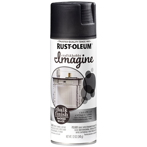 Rust-Oleum Imagine Chalk Finish Glaze Spray Paint Smoked