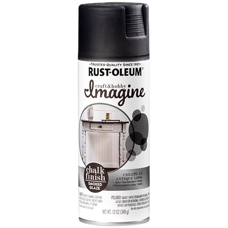 Rust-Oleum Imagine Chalk Finish Glaze Spray Paint Smoked