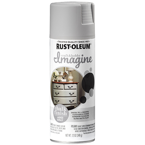 Rust-Oleum Imagine Chalk Finish Spray Paint Aged Gray