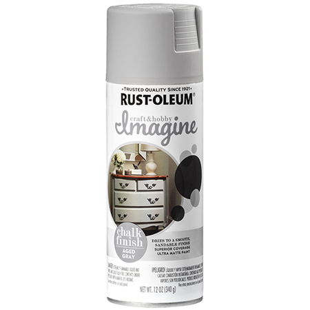Rust-Oleum Imagine Chalk Finish Spray Paint Aged Gray