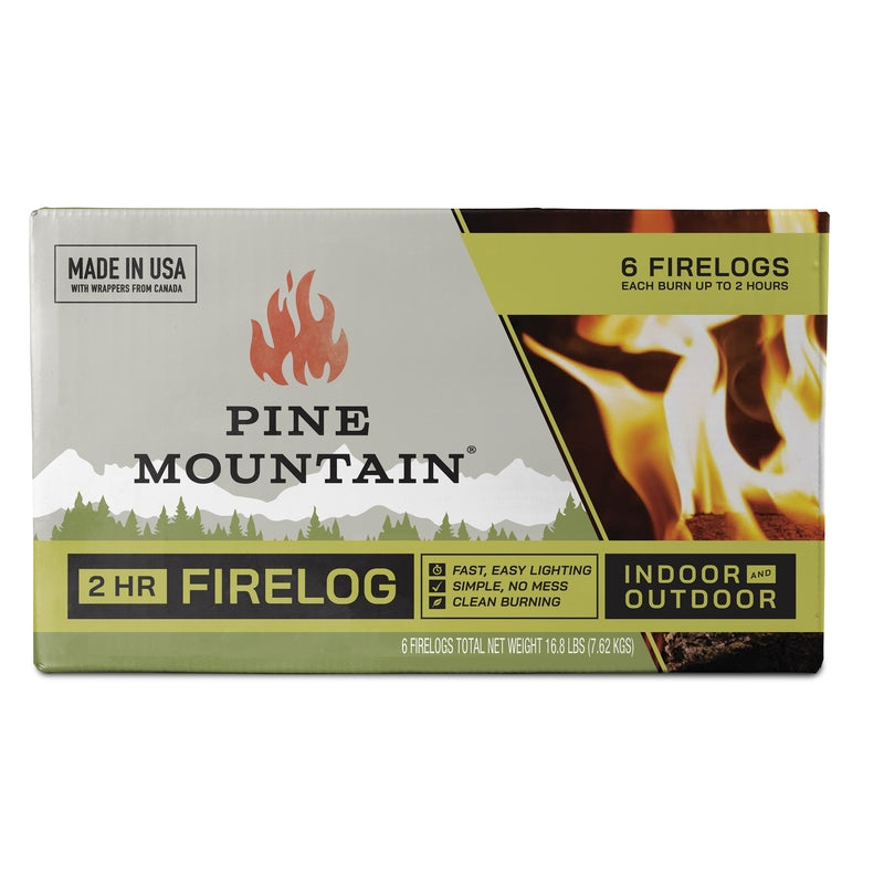 Pine Mountain 2-Hour Firelogs 6-Pack 500-160-801