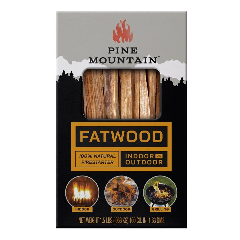 Pine Mountain StarterStikk Fatwood Firestarters 1.5 Lbs 41525-00160 - Box of 6