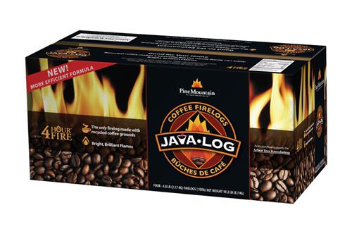 Pine Mountain Java-Log 4-Hour Firelogs 4-Pack 502-159-806