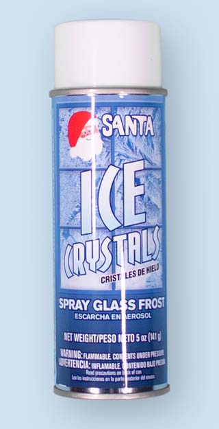 Santa 5 Oz Ice Crystals Spray Glass Frost 542 - Box of 12