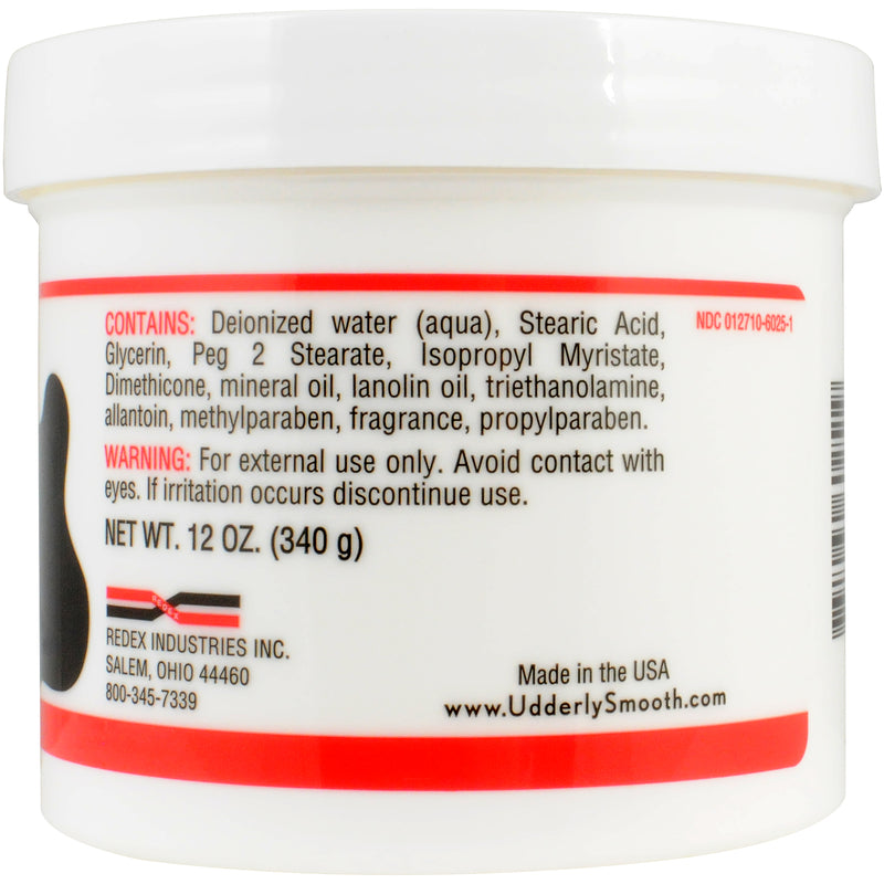 Udderly Smooth Lightly Scented Scent Body Cream 12 Oz 60251X12-2