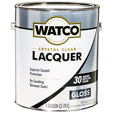 WATCO Lacquer Clear Wood Finish Gallon Gloss