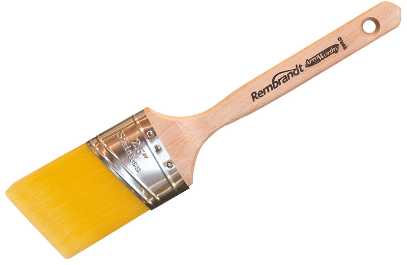 ponta de rama ブラジル盤オリジナル ArroWorthy Rembrandt 6420 Semi-Oval Angle Sash Paint Brush
