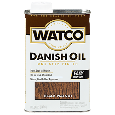 WATCO Danish Oil Quart Black Walnut