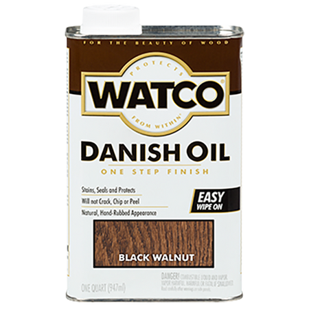 WATCO Danish Oil Quart Black Walnut