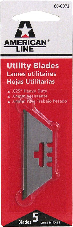 American Line Heavy Duty .025" 3-Notch Utility Blades