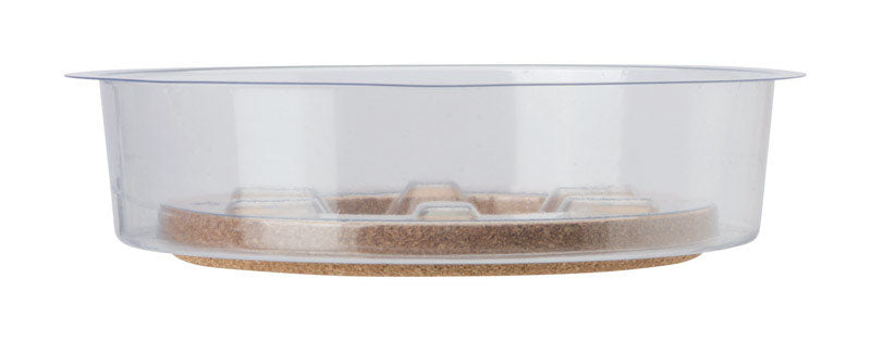 cork planter saucer Miracle-Gro Cork/Plastic Hybrid Plant Saucer Clear – ThePaintStore.com
