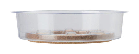 Miracle-Gro Cork/Plastic Hybrid Plant Saucer Clear