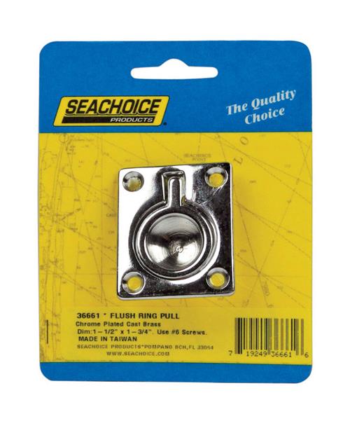 Seachoice 1-1-2 x 1-3-4 Inch Flush Ring Pull 36661