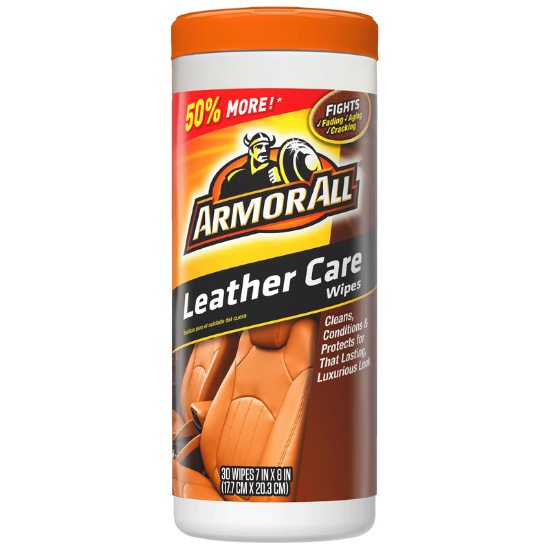 Armor All Leather Cleaner-Conditioner Wipes 30 Ct 18581B