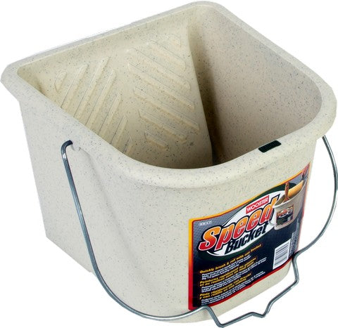 Wooster Speed Bucket image showcasing the durable polypropylene material construction and brush magnet.