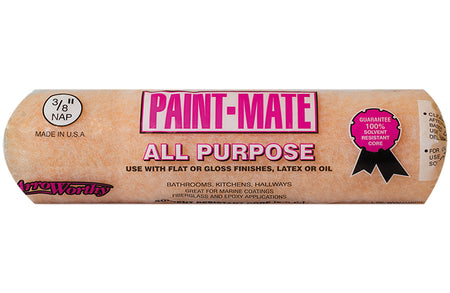 ArroWorthy All Purpose Paint Mate Roller Cover highlighting the polyester blend fabric.