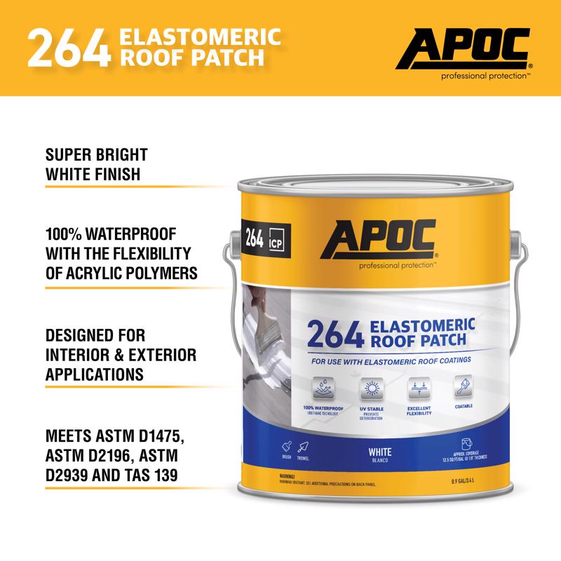 APOC 264 Elastomeric Roof Patch Product Highlight Infographic