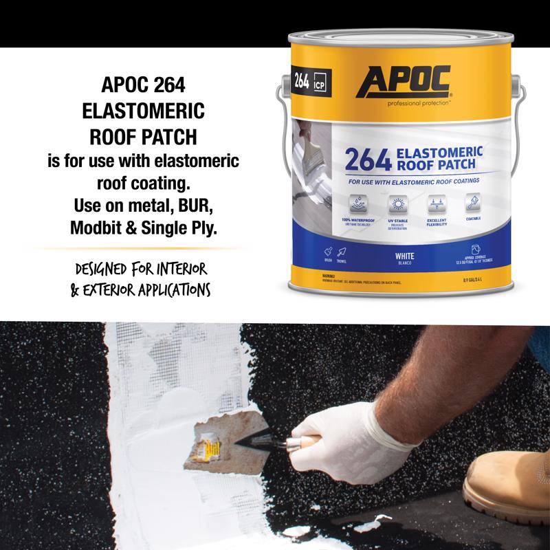 APOC 264 Elastomeric Roof Patch For Use on Infographic