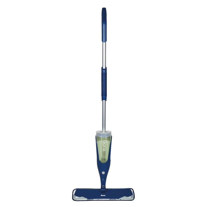 Bona Premium Spray Mop unpackaged and assembled on a white background.