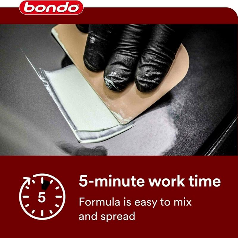 Bondo Glazing & Spot Putty Work Time Image
