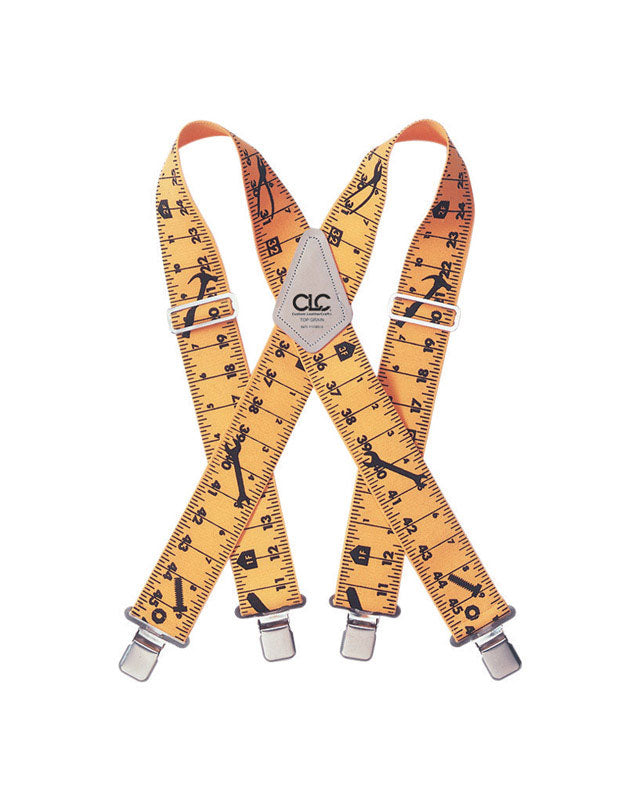 CLC Nylon Ruler Suspenders Yellow 110RUL
