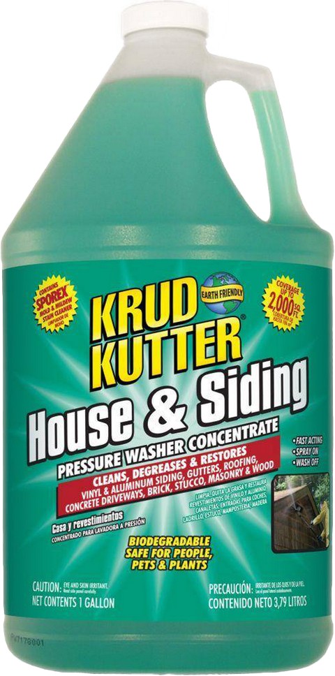 plant safe house cleaner Krud Kutter 1 gal. House and Siding Pressure Washer Concentrate