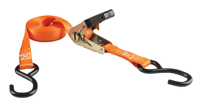Keeper 1 in. W X 15 ft. L High Tension Ratchet Tie-Down 2-Pack 45518