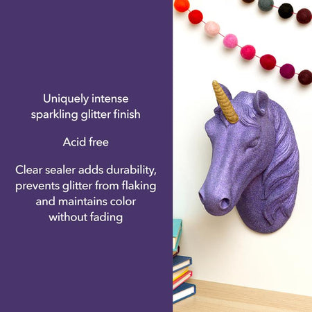 Krylon Glitter Blast Spray Paint Product Highlight Infographic